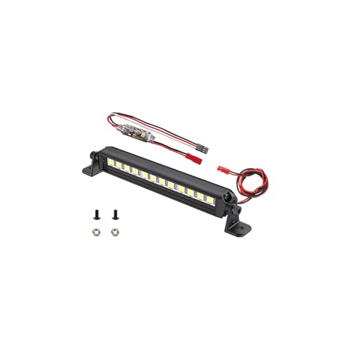 Freshion RC Light Bar 12 LED 2.7 Inch Aluminum RC Crawler Accessories for Axial SCX10 Traxxas TRX-4 TRX4M Arrma Senton Redcat GEN7 1/10 1/18 Light Kit