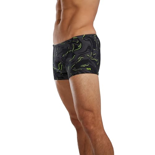 TYR Galaxay de pierna cuadrada, el bañador de hombre para entrenar a diario 6