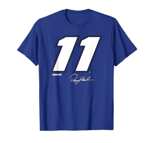 NASCAR Big Number 11 with Signature Denny Hamlin T-Shirt