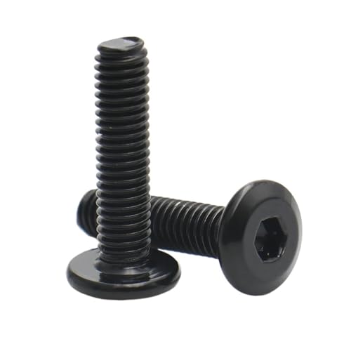 10���� M6 M8 �u���b�N 304 �X�e�����X�X�`�[�� �Z�p���t���ΕӃt���b�g�w�b�h�l�W�{���g �_�E���T�C�h�Ƌ�p(55mm,M6 10pc)