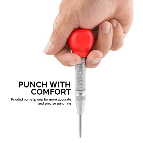 Perfurador automático central Neiko 02638A de 12,7 cm | Impacto ajustável