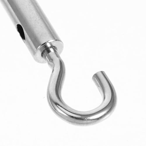 Healifty 5 piezas tensor ajustable de latón para cable de acero, útil para fijación y suspensión, color plateado miniatura 3