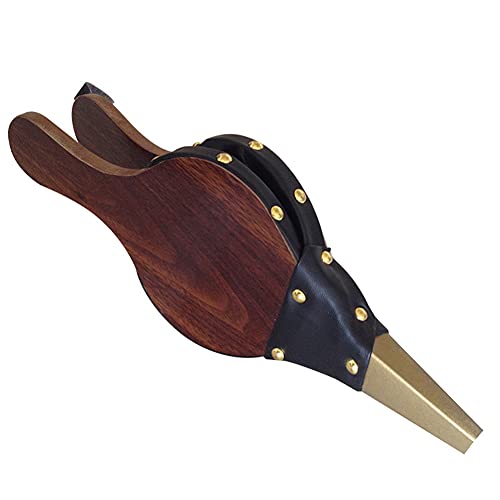 Lasenersm 1 Piece Wooden Bellow Fireplace Bellow Wooden Fireplace Bellow Air Bellow Fireplace Blower For Fireplaces Bbq And Camping #TOP2