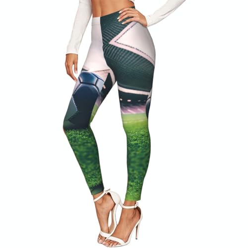 Leggings de fútbol para mujer mallas de compresión suaves