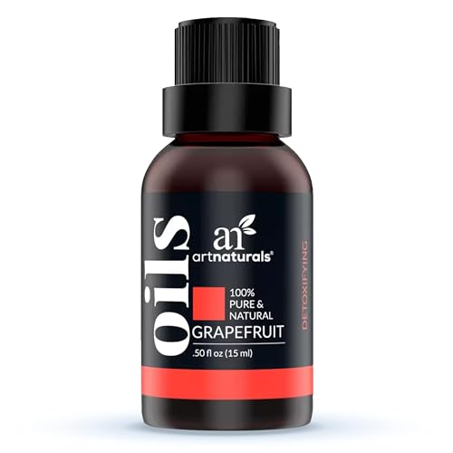 artnaturals 100% Pure Grapefruit Essential Oil - (.5 Fl Oz / 15ml) - Undiluted Therapeutic Grade - Hair Growth - Aromatherapy Fragrance for Diffuser