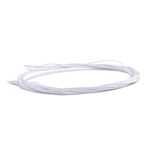 VANZACK 10Pcs White Abs Guitar Binding Strips for Acoustic Classical Guitar Projects Durable Guitar Accessories for Luthiers and Makers