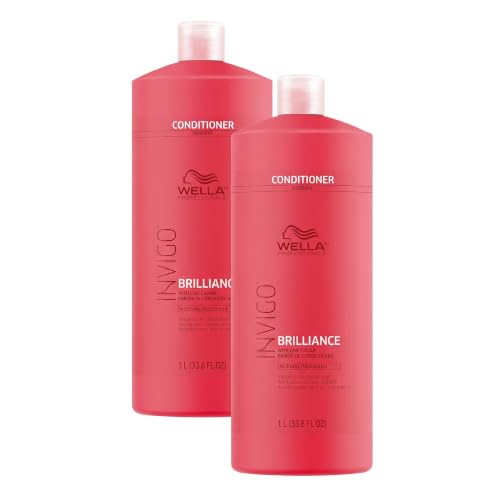 Wella Professionals Invigo Brilliance Conditioner, Fine/Normal Hair