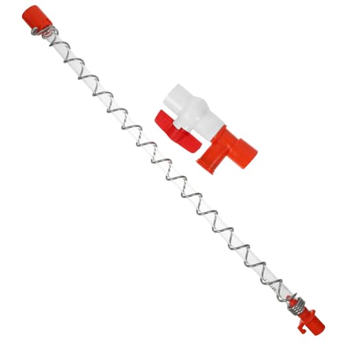 Levemolo Combination Set of Water Pressure Regulator End Valve Water Level Display Hose for Poultry Farm System Farm Supplies