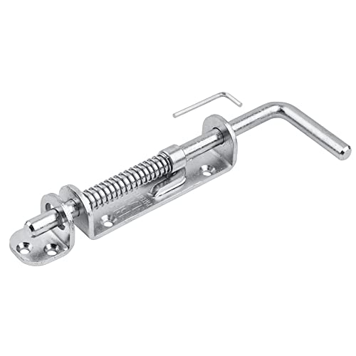 National Hardware N109-212 V1142 Spring Loaded Heavy Duty Sliding Bolt Zinc #TOP1