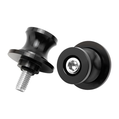 M8 Ständeraufnahme Bobbins Universal für KAWASAKI Z650 Z900 Z800 Z1000SX, Motorrad Ständeraufnahme Schwarz, Montageständer Schwingen Mortorrad Zubehör für VERSYS 650 ER6N Ninja 650 400 1000 ZX6R