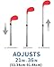 KOFULL Backyard Golf Clubs with Extendable Shaft 2 Packs– Backyard Outdoor Game Club with Oversize Head for Golf Game with Buckets – Length Adjustable 21