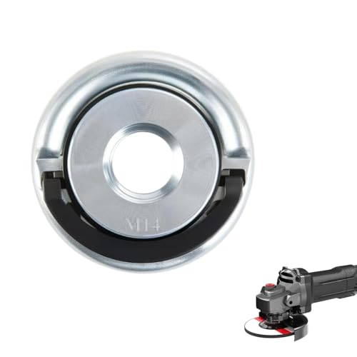 Image of M14 Angle Grinder Nut – Quick Release Self-Locking Flange, Tool-Free Disc Change, Heavy Duty Replacement M14 Quick Release Nut Fitting for Grinders, Home & Workshop Use.