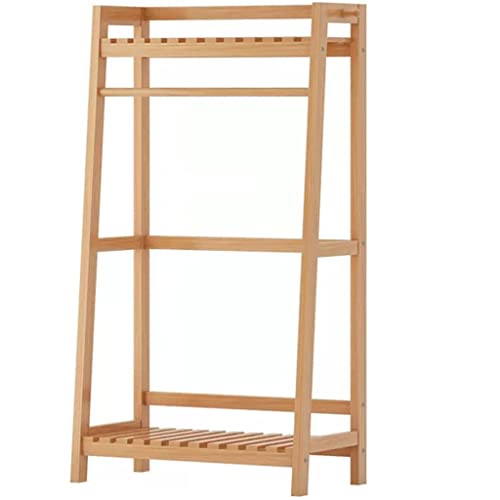 Banc à chaussures avec porte-manteau en bambou pour éliminer le désordre de l'entrée