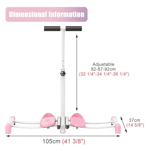 Máquina para ejercitar piernas con esterilla y mango en T miniatura 7