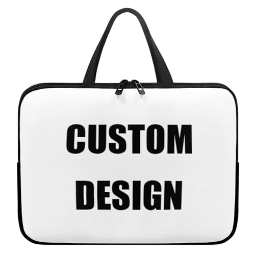 Chaqlin Funda Para Portátil De Diseño Personalizado Con Asa Y Cremallera, Diseño Personalizado, Funda Delgada Para Computadora De 12 Pulgadas, Funda Portátil De Viaje Para Portátil