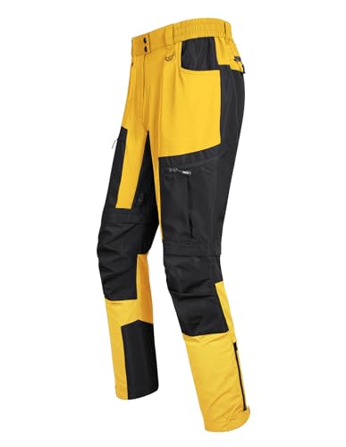 Amazon.com: fit space Men's Reinforced Hiking Pants Tapered Zip