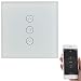 Produktbild Luminea Home Control Rolladenschalter: Rollladen-Touch-Unterputz-Steuerung mit WLAN, App und Sprachsteuerung (Rolladensteuerung WLAN-Unterputz)