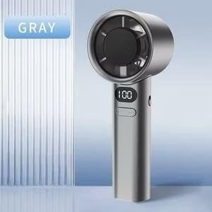 Image of Portable Digital Handheld Cooling Fan with LED Display, personal cooling fan M 11 USB Fan | Assorted Colour