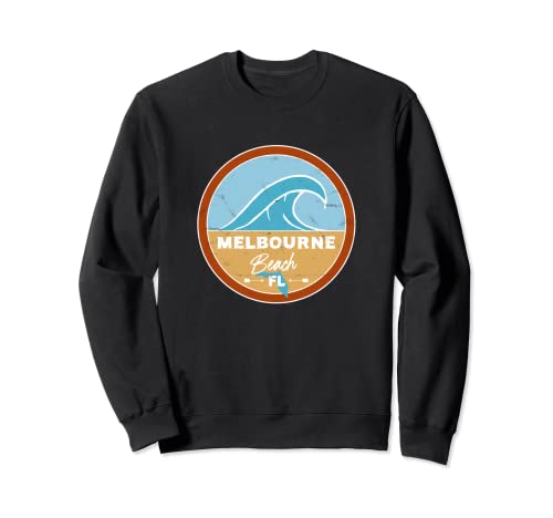 Encanta Melbourne Beach Florida FL Océano Atlántico Wave Sudadera