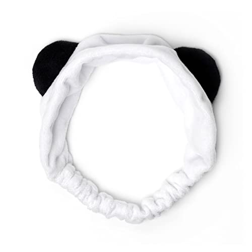 Legami - Hair Band, Me Time, 24.5x11 cm, Polyester, Panda Theme, Collect Hair for Make-up, Make Up Facial, Soft Headband