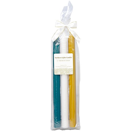 Buy Northern Lights Candles Premium Taper 6Piece Candles Gift Bag, 12