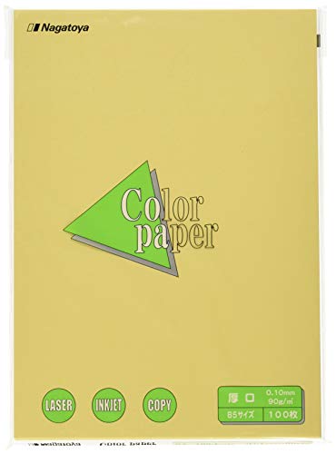 長門屋商店 カラーペーパー ナ-4303 B5厚口 100枚 クリーム