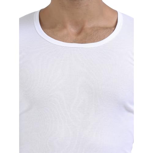 Image of Crystal Men's Cotton Rib Half Sleeve Vest (Multipack)
