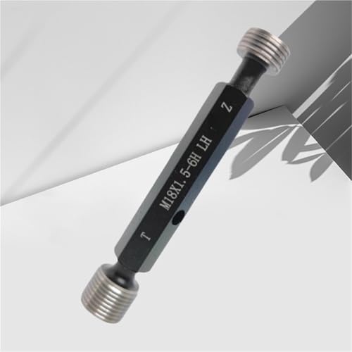 1pc 6H M2 LH-M17LH Calibrador de Roscas de Acero Métrico Fino con Dientes Izquierdos M2M3M4M5M6M4M5M6M7M8M9M10M11-M17(M5X0.8 LH) miniatura 2