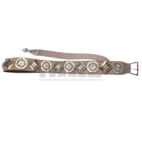 Medieval Belt - Made up of Brass With Natural Leather Belt2