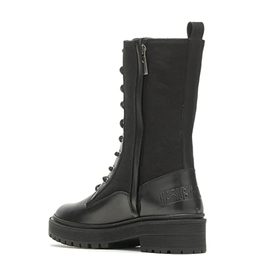 Harley-Davidson Women's Valene Canvas 9" Motorcycle Boot2