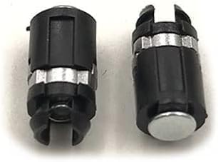 2pcs Replacement Rotating Shaft Spindle Hinge for Gameboy Advance SP GBA SP Hinge Axis Black Color