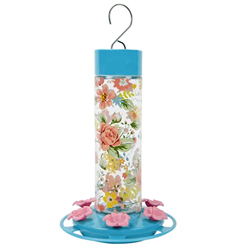 Nature's Way Bird Products Dghf2 Charming Peony Decorative Glass Hummingbird Feeder #TOP24