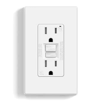 ELEGRP GFCI Outlet 15 Amp Self-Test