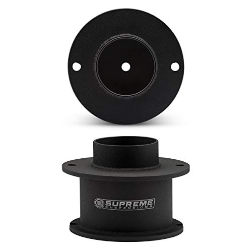 Supreme Suspensions - 3" Front Leveling Kit For 2014-2023 Ram 2500 / Ram 3500 High-Strength Steel Coil Spring Lift Spacers With Shock Mount Relocation Brackets - Can Cooler Included With Purchase #TOP3