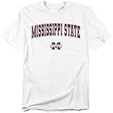 LOGOVISION Mississippi State University Arch Logo Secondary Unisex Adult T...