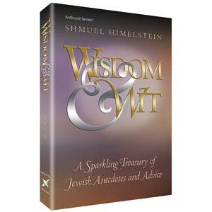 Paperback Wisdom & Wit: A sparkling treasury of Jewish anecdotes and advice By Book