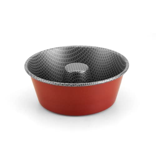 FORMA E ASSADEIRA PARA BOLO ENJOY ANTIADERENTE VERMELHA 18CM