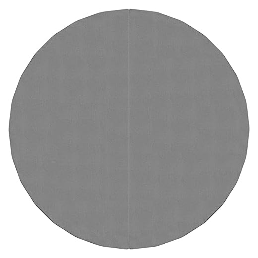 Vidaxl Tapiz De Suelo Piscina Geotextil De Poliéster Gris Claro Ø244Cm
