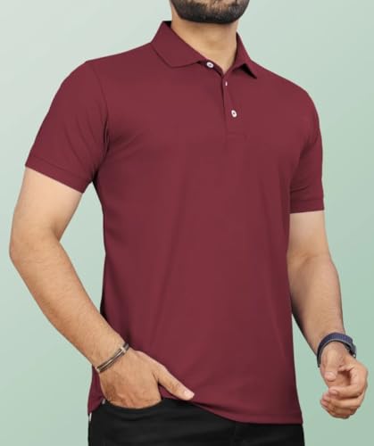 Image of T-Shirt | T-Shirt for Men | Regular Fit Polo T Shirt for Men | Casual T Shirt for Men | Men's T Shirt | Men's T Shirts Stylish | Half Sleeve T Shirt