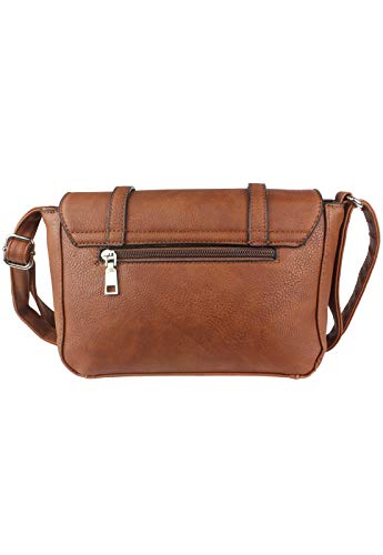 Bolsa Lenna's Transversal B024 Marrom