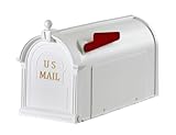 Postal Pro, The Ambrose Mailbox, Durable Plastic, Easy to Install, Flag...