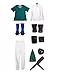 miccostumes Men's Costume Game Guard Cosplay Uniform Fullset Green