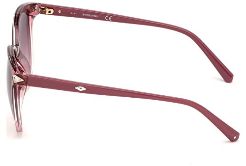 SK-0191-72T SUNGLASSES - POLARIZED FASHION SUN GLASSES SWAROVSKI ROSA BURDEOS WOMAN SK-0191-72T3