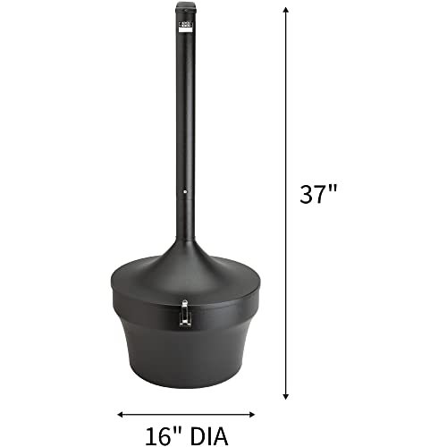 Genuine Joe GJO58892 4.25 Gal Fire-Safe Smoking Receptacle thumb #3