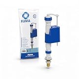Mecanismo Cisterna WC Completo Universal con Válvula de Llenado 3/8” – Alimentación Inferior, Rosca Metálica y Regulación de Nivel de Agua – Instalación Fácil – FLUVIA