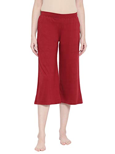 Image of Clovia Women's Cotton Chic Basic Capri