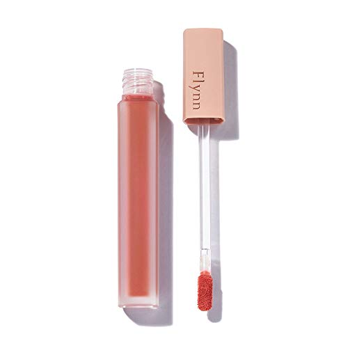 FLYNN Addiction Velvet Tint | Long-lasting Matte Finish Lip Stain with Moist Silky Texture, Highly Pigmented Color Liquid Lipstick for Daily Use (204 FRENCH BEIGE) 0.12 oz