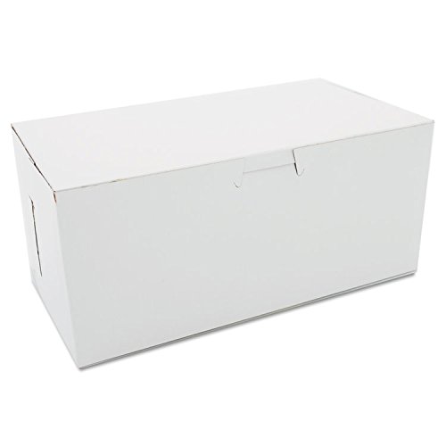 フュージョンBOX ホワイト　9度 fcs 4個 Amazon.com: SCT Bakery Boxes, Non-Window, 9