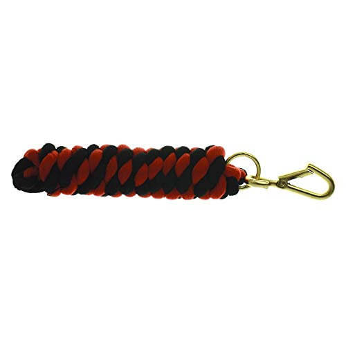 Hy Two Tone Twisted Lead Rope(Red/Black, )