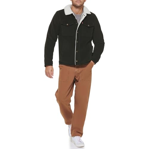 Image of Levi's Men's Corduroy Sherpa Lined Trucker Jacket (Regular & Big & Tall Sizes)
